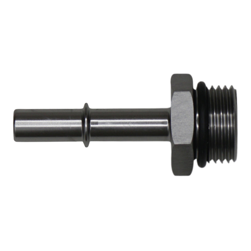 DeatschWerks 10AN ORB Male to 3/8in Male EFI Quick Connect Adapter - Anodized DW Titanium DeatschWerks Fuel Components Misc