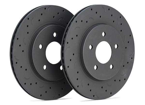 Hawk Talon 1995 Ford F-250 4WD Slotted-Only Front Brake Rotor Set Hawk Performance Brake Rotors - Slotted