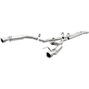 MagnaFlow Cat Back, SS, 2.5in, Competition, Dual Split Polished 4.5in Tips 2015 Ford Mustang V6 3.7L Magnaflow Catback