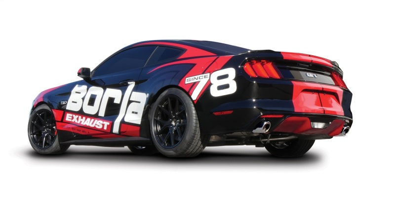 Borla Atak S Rear Section 15-17 Ford Mustang GT 5.0L V8 MT/AT 2.5in pipe 4in tip Borla Catback