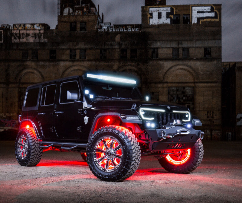 Oracle Black Series - 7D 12 60W Dual Row LED Light Bar - 6000K ORACLE Lighting Light Bars & Cubes