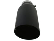 aFe MACHForce XP Exhausts Tips SS-304 EXH Tip 4In x 7Out x 18L Bolt-On (blk) aFe Catback