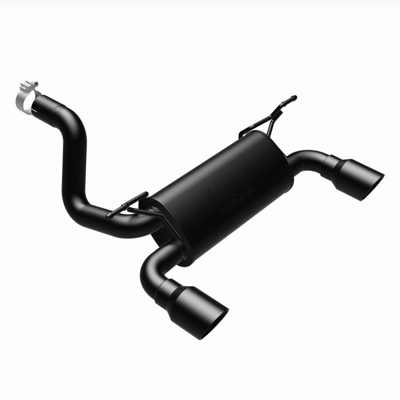 MagnaFlow 2018+ Jeep Wrangler 3.6L Dual Black Tip Axle-Back Exhaust