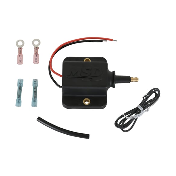 MSD Ignition Coil (Single Tower), Isolated Ground Coil, Black, Individual 8230 MSD Autoparts