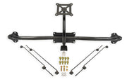 BMR 14-19 Chevrolet Corvette C7 Bolt-On Parachute Mount - Black Hammertone BMR Suspension Brackets