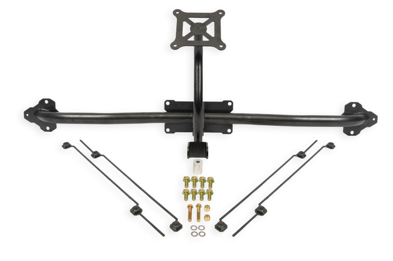 BMR 14-19 Chevrolet Corvette C7 Bolt-On Parachute Mount - Black Hammertone BMR Suspension Brackets