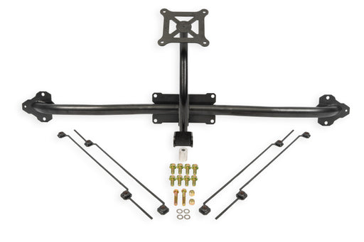 BMR 14-19 Chevrolet Corvette C7 Bolt-On Parachute Mount - Black Hammertone BMR Suspension Brackets