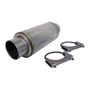 MBRP Universal Resonator 4 Inlet /Outlet 12 Body 18 Overall Aluminized MBRP Resonators