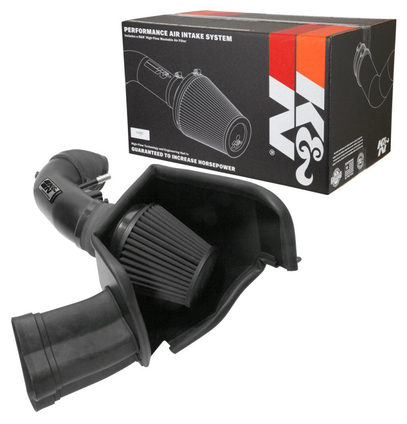 K&N 2018 Ford Mustang GT V8 5.0L F/I Performance Intake Kit K&N Engineering Cold Air Intakes