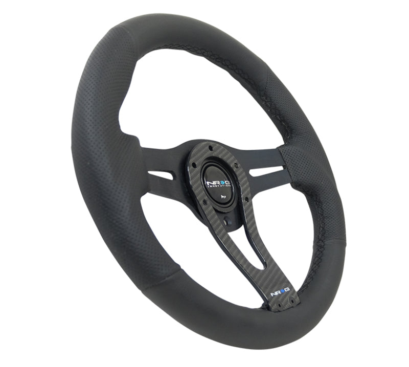 NRG Reinforced Steering Wheel (320mm) w/Carbon Center Spoke NRG Steering Wheels