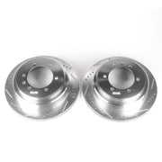 Power Stop 06-09 Nissan Patrol (Middle East Market) Front/Rear Drilled & Slotted Rotor (Pair) PowerStop Brake Rotors - Slot & Drilled