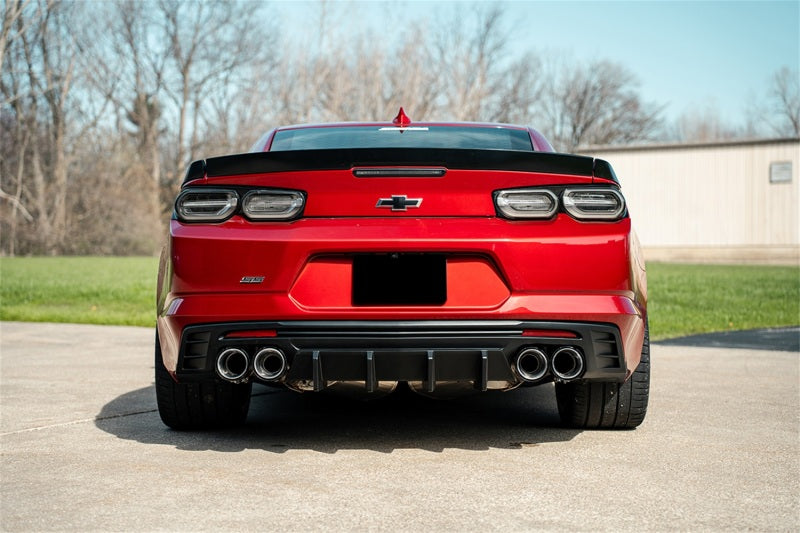 Corsa 2016-2024 Chevrolet Camaro SS / ZL1 Carbon Fiber 4.5in Twin Tip Kit CORSA Performance Tips