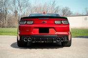 Corsa 2016-2024 Chevrolet Camaro SS / ZL1 Valved Axle-Back Exhaust w/ Carbon Fiber Quad Tips CORSA Performance Axle Back