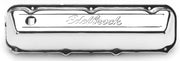 Edelbrock Valve Cover Signature Series Ford 429/460 CI V8 Chrome Edelbrock Valve Covers