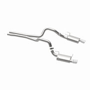 MagnaFlow 13 Ford Mustang Dual Split Rear Exit Stainless Cat Back Performance Exhaust (Street) Magnaflow Catback