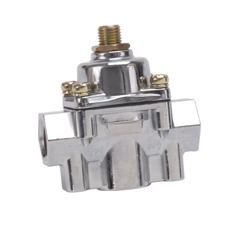Edelbrock Fuel Regulator 1-4 PSI Chrome Edelbrock Fuel Pressure Regulators