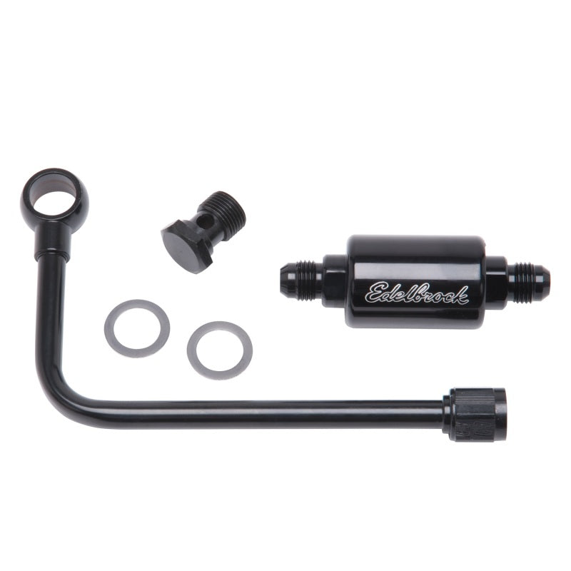 Edelbrock Fuel Line Kit for Performer And Thunder Series Carburetors Single Feed Edelbrock Fuel Lines