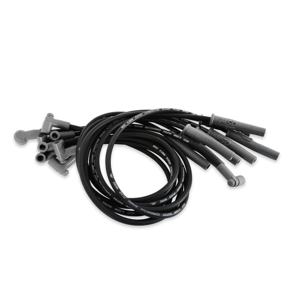 Wire Set, SC Blk, Ford 351C-460, w/HEI Cap 35383 MSD Autoparts