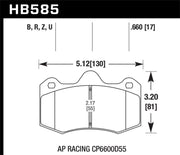 Hawk Performance Ceramic Street Brake Pads Hawk Performance Brake Pads - Performance