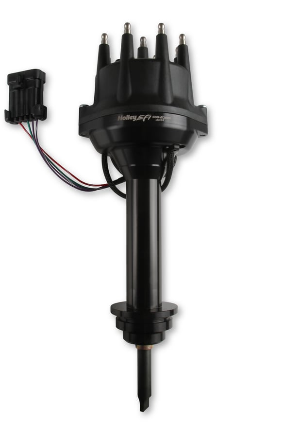 Holley EFI Dual Sync Mopar 383-400 Distributor, Black 565-209BK HOLLEY Autoparts