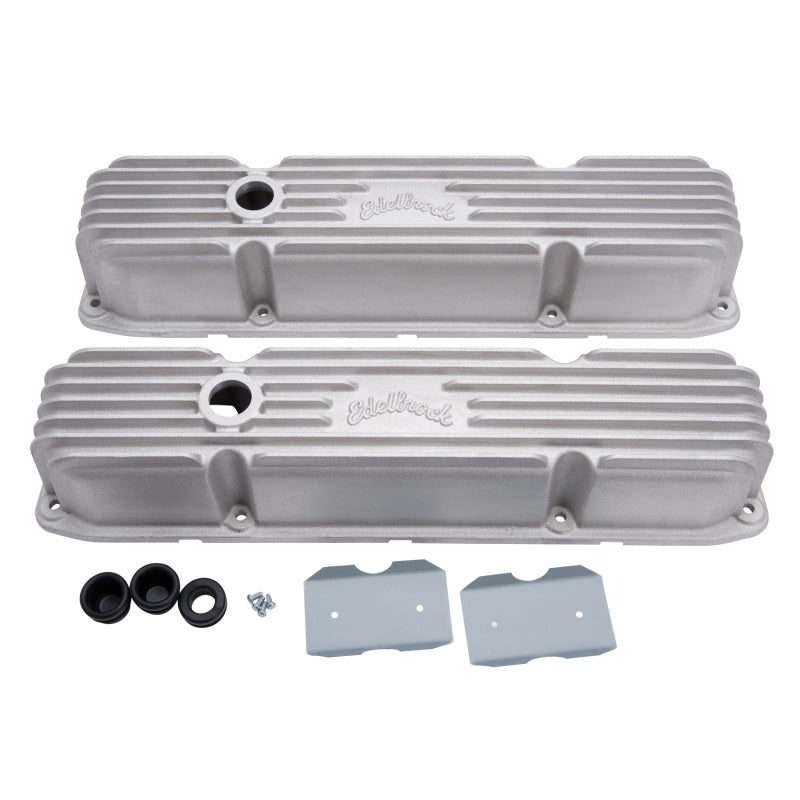 Edelbrock Valve Cover Classic Series Chrysler 383/440 CI V8 Satin Edelbrock Valve Covers