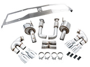 AWE Tuning 2020 Chevrolet Corvette (C8) Touring Edition Exhaust - Quad Chrome Silver Tips AWE Tuning Catback