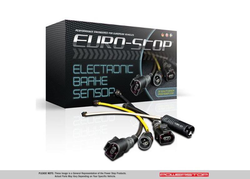 Power Stop 20-21 Cadillac CT4 Front Euro-Stop Electronic Brake Pad Wear Sensor PowerStop Brake Hardware