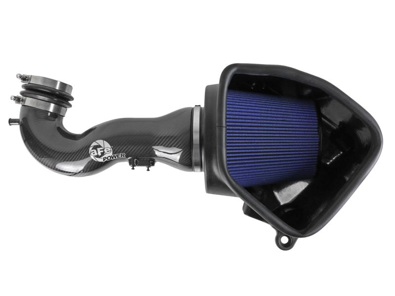 aFe 19-20 GM Trucks 5.3L/6.2L Track Series Carbon Fiber Cold Air Intake System With Pro 5R Filters aFe Cold Air Intakes