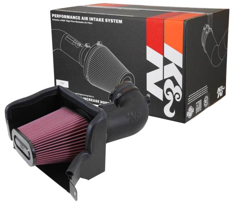 K&N 14-15 Chevrolet Corvette 6.2L V8 F/I Performance Intake Kit K&N Engineering Cold Air Intakes