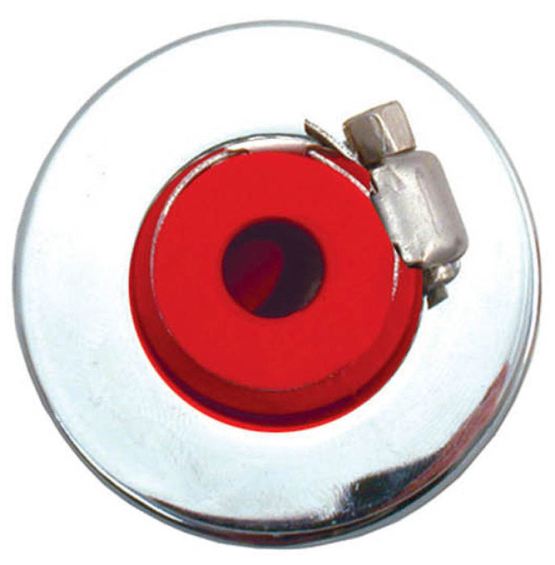 Spectre Breather Filter 10mm Flange / 2in. OD / 1-3/4in. Height - Red Spectre Engine Breather Filters