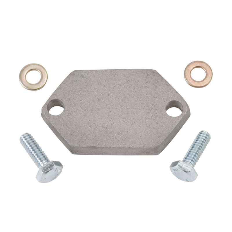 Edelbrock 351-M Choke Block Off Edelbrock Carburetor Rebuild Components