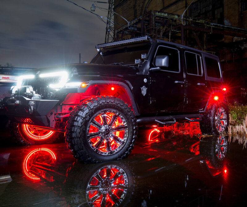 Oracle Black Series - 7D 8 36W Dual Row LED Light Bar - 6000K ORACLE Lighting Light Bars & Cubes