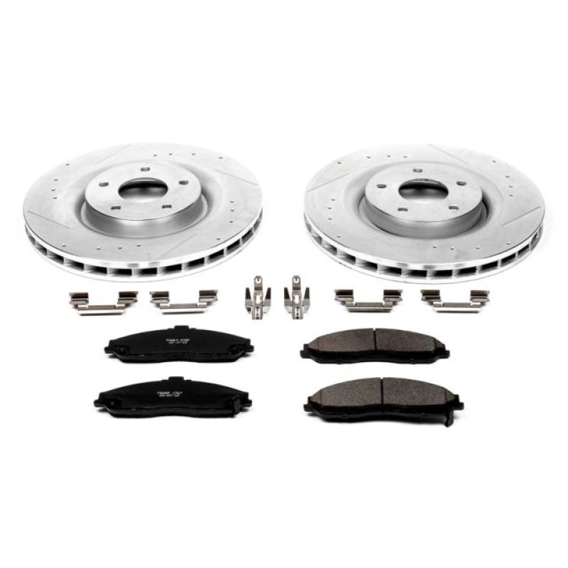 Power Stop 06-09 Cadillac XLR Front Z23 Evolution Sport Brake Kit PowerStop Brake Kits - Performance D&S