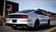 Corsa 2018-2023 Ford Mustang GT Fastback 5.0L 3in Cat-Back System Dual Rear Exit w/ 4in GunmetalTips CORSA Performance Catback