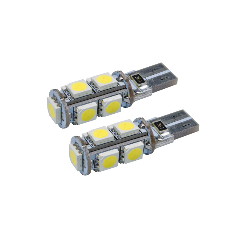 Oracle T10 9 LED 3 Chip SMD Bulbs (Pair) - Cool White ORACLE Lighting Bulbs