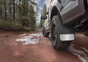 Husky Liners Universal 12in Wide Black Rubber Front Mud Flaps w/o Weight Husky Liners Mud Flaps