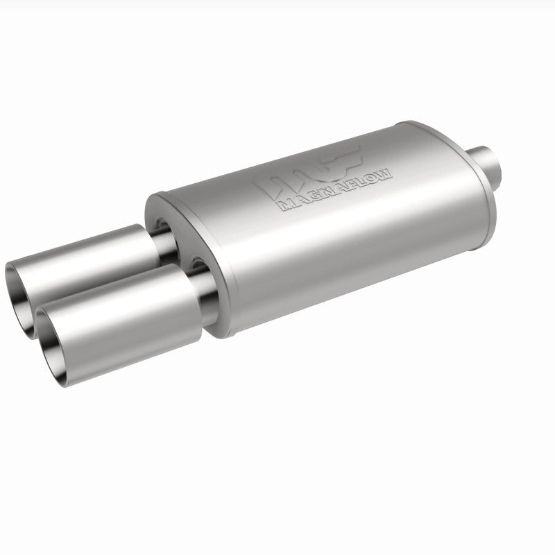 MagnaFlow Muffler W/Tip Mag SS 14X5X8 2.25/3.