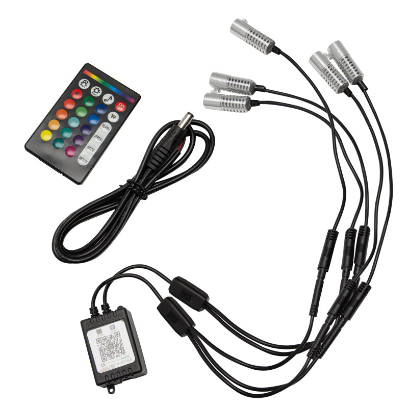 Oracle Fiber Optic LED Light Head - ColorSHIFT (4PCS) - ColorSHIFT ORACLE Lighting Light Accessories and Wiring