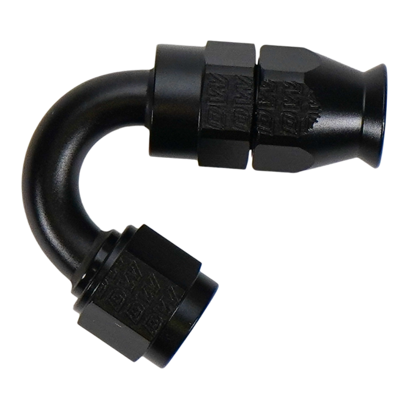 DeatschWerks 6AN Female Flare Swivel (Incl Ferule/Olive) 150-degree Hose End PTFE DeatschWerks Fittings