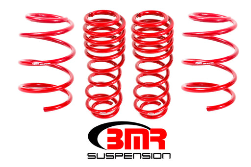 BMR 07-14 Shelby GT500 Lowering Springs (Set Of 4) - Red BMR Suspension Lowering Springs