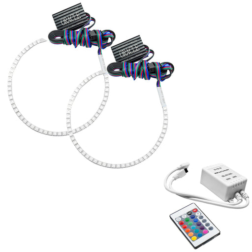 Oracle Ford Mustang GT/V6 10-12 Halo Kit - ColorSHIFT w/ Simple Controller ORACLE Lighting Headlights