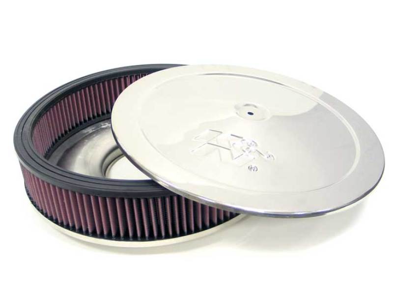 K&N Marine 8in ID x 9in OD x 3in H Round Straight Flame Arrestor K&N Engineering Air Filters - Drop In