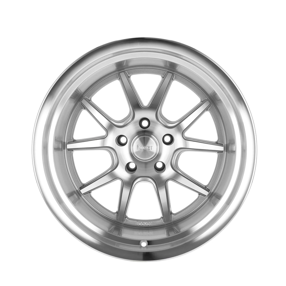 Rocket Racing Wheels TTR19 Attack - Titanium/Machined TTR19-896545