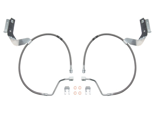 ICON 2017+ Ford F-250/F-350 Front 4.5 & 7in Extended SS Brake Line Kit ICON Brake Line Kits
