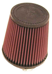 K&N Filter Universal Rubber Filter Round Tapered 4.5in Flange 5.875in Base 4.5 inch Top 6in Height K&N Engineering Air Filters - Universal Fit
