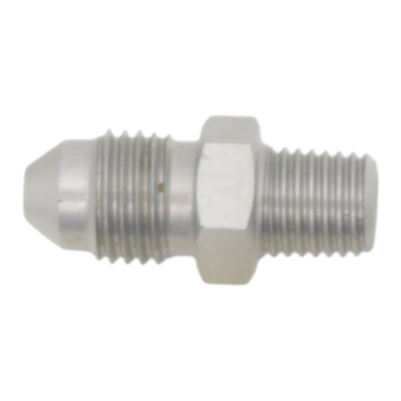 DeatschWerks 3AN Male Flare to 1/16in NPT Male - Anodized Stainless Steel DeatschWerks Fittings