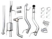 AWE Tuning 2021+ Ford F150 Tremor w/ Bumper Cutouts 0FG Non-Resonated Cat-Back w/ Chrome Silver Tips AWE Tuning Catback