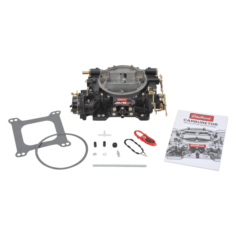 Edelbrock Carburetor Thunder AVS2 Series 650 CFM Electric Choke Black Powder Coated (Non-EGR) Edelbrock Carburetors