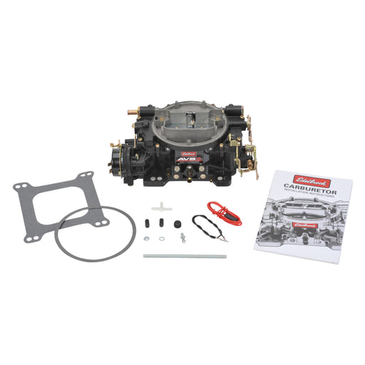 Edelbrock Carburetor Thunder AVS2 Series 650 CFM Electric Choke Black Powder Coated (Non-EGR) Edelbrock Carburetors