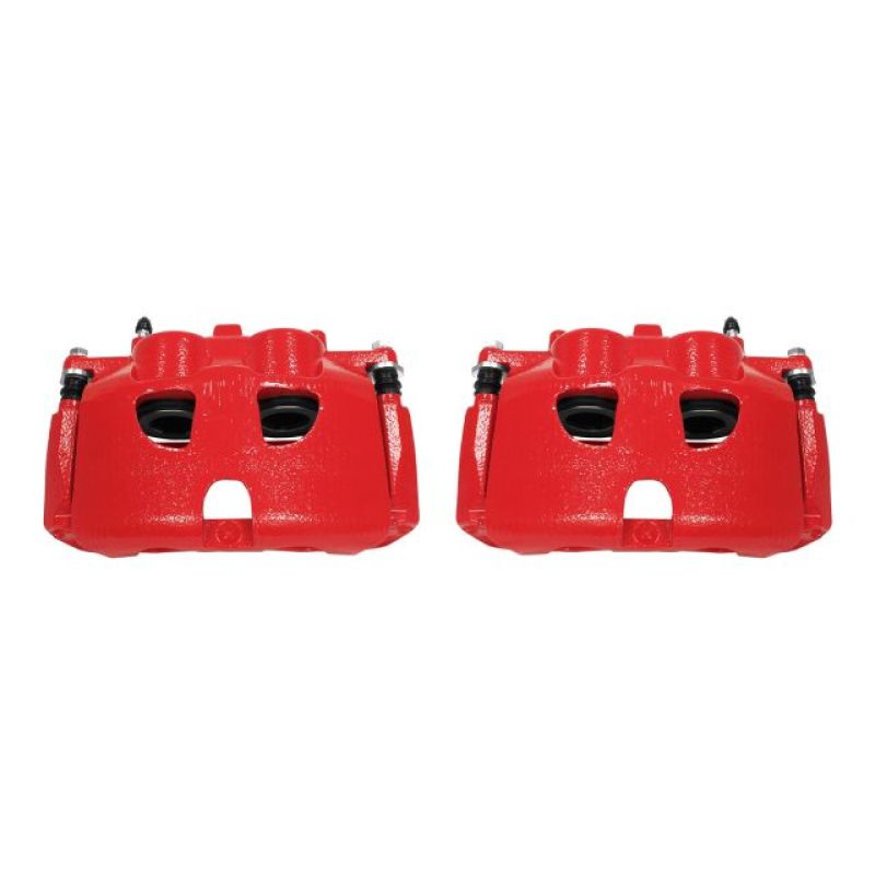 Power Stop 10-17 Ford Expedition Front Red Calipers w/Brackets - Pair PowerStop Brake Calipers - Perf